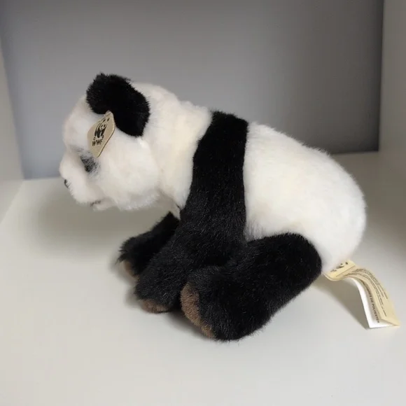 WWF Plush Panda, 8" - Picture 3 of 4